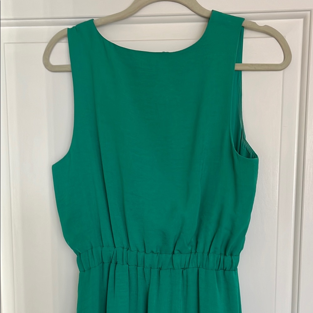 Jack by BB Dakota Women's Green Maxi Dress. Lined, side slit. NEW! - Picture 7 of 8